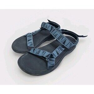 Teva Hurrican XLT2 Sports Sandals Men's Size 8 Blue Black Aztec Tribal Strap